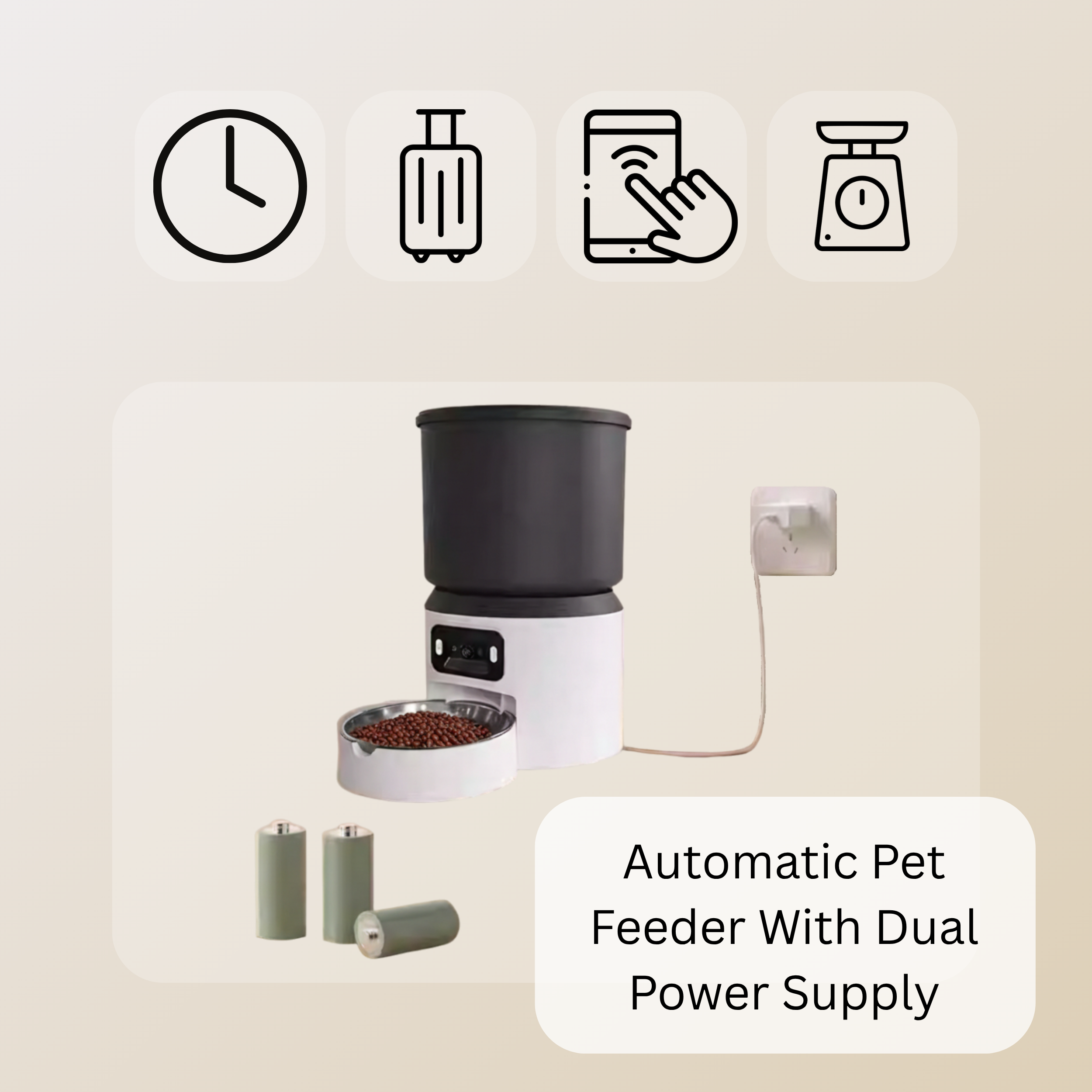 4L Smart Pet Feeder