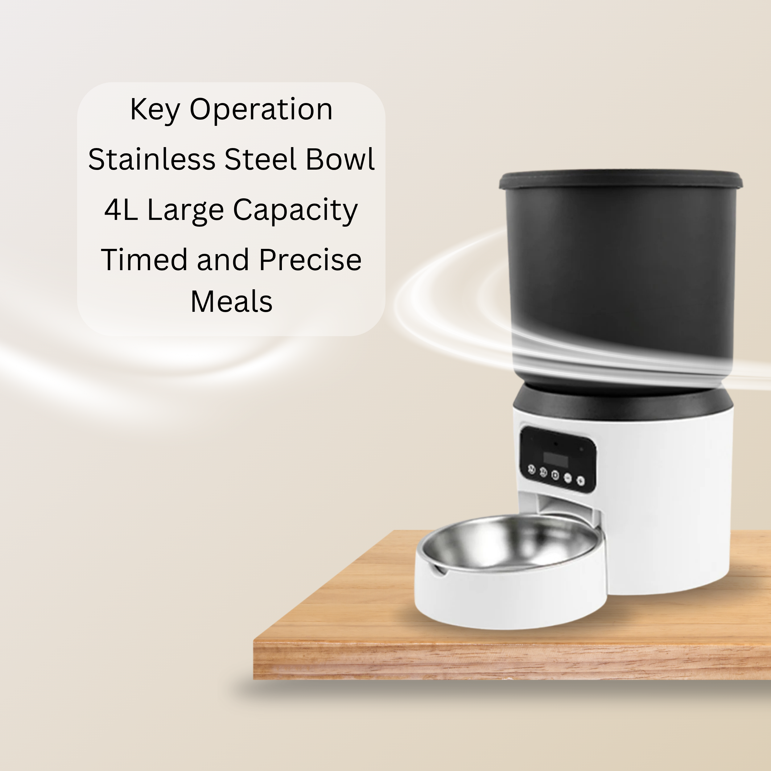 4L Smart Pet Feeder